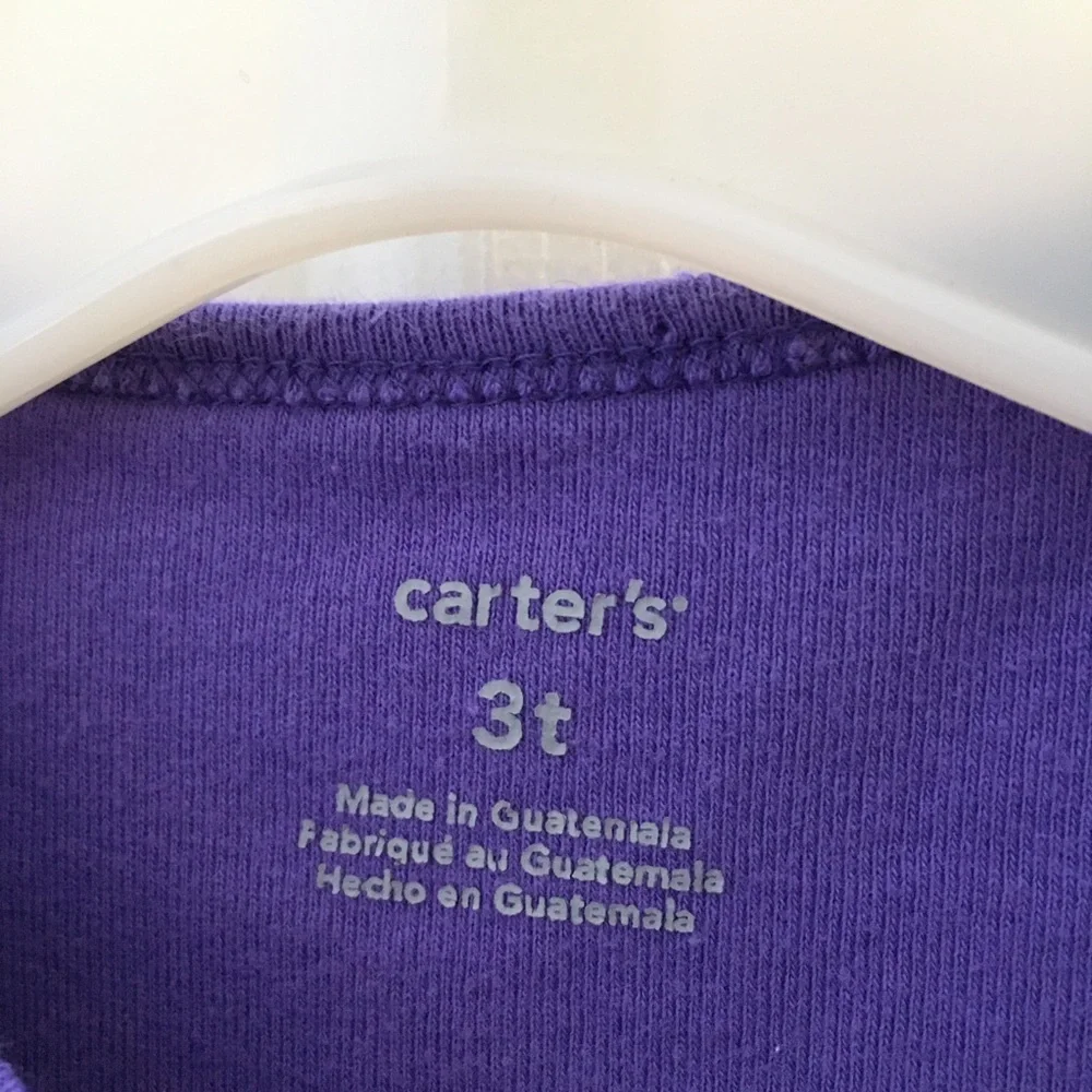 Carters long sleeved top 3t
